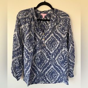 Lilly Pulitzer Elsa Top size medium play condition